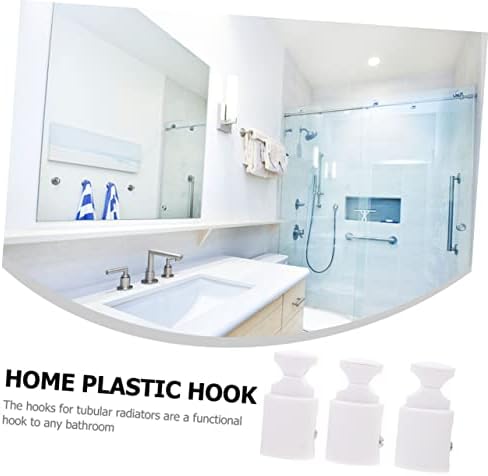 BUGUUYO 3pcs Radiator Towel Hooks Space Saving Design