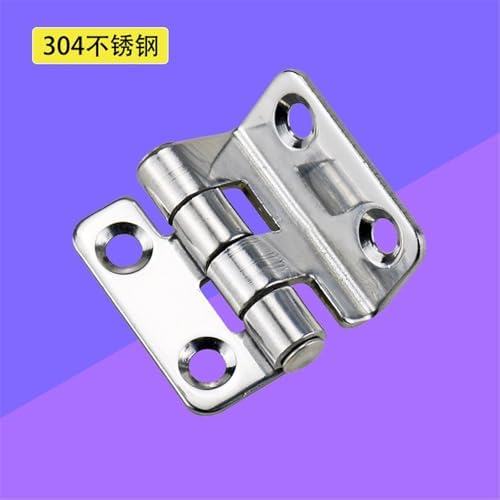 304 Stainless Steel Bent Door Hinge for Cabinets 1pcs