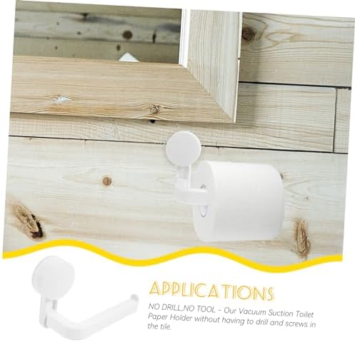 JECOMPRIS Suction Cup Toilet Tissue Holder