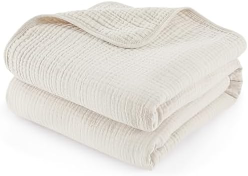 Davids Kids 47 x 47 4-Layer Muslin Blanket for Baby