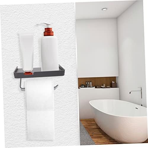 LABRIMP Toilet Paper Holder with Shelf