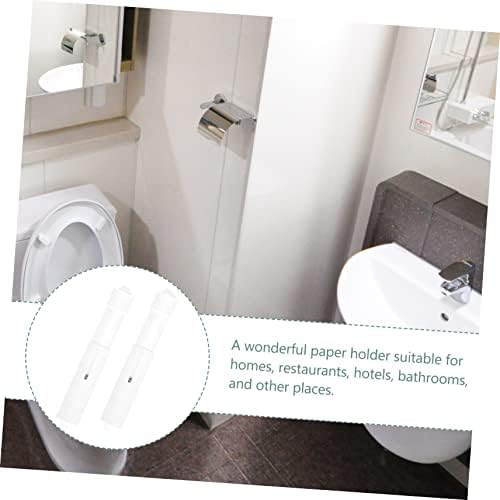 Unomor 2pcs Retractable Paper Roller Replacement for Toilet Paper Holder