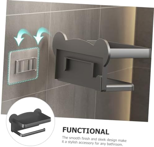 POPETPOP Wall-Mounted Toilet Tissue Holder 1