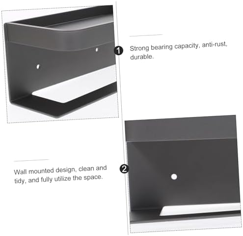 OSALADI Wall-Mounted Toilet Paper Holder with Shelf