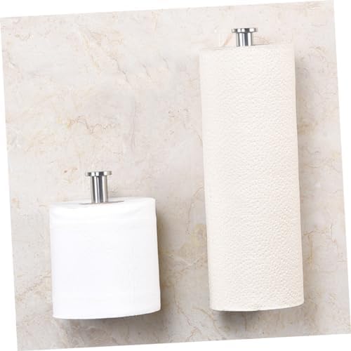 ORFOFE Stainless Steel Tissue Paper Holder Self Adhesive Non Slip Durable