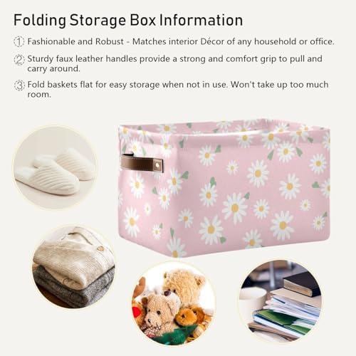 Aslsiy Storage Basket for Baby Toys and Laundry