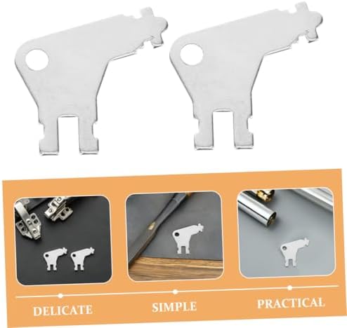 10pcs Toilet Paper Holder Key Towel Buckle Dispenser Key Silver Iron