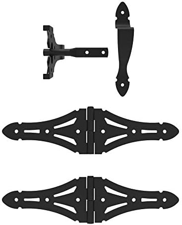 Barrette Outdoor Living 73044834 Heavy-Duty Wood Gate Kit Black