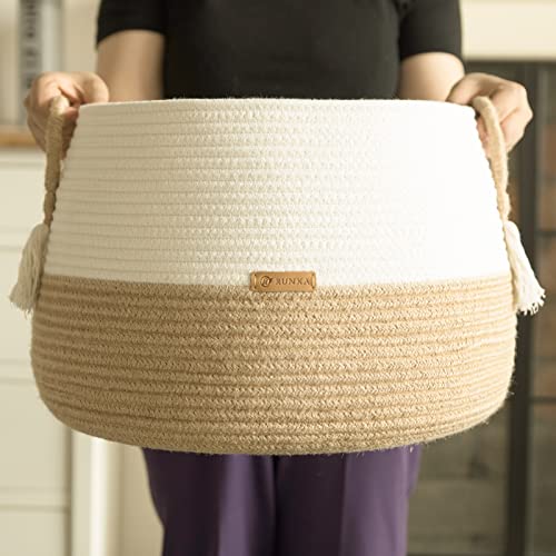 Boho Cotton Rope Basket - Large 118x98 for Stuffed Animals Storage