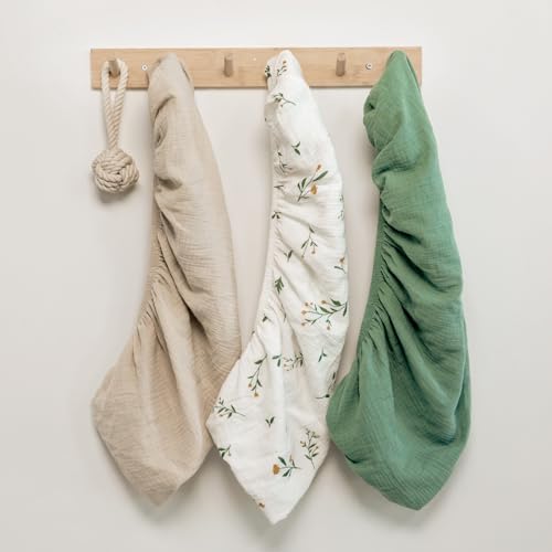 GLLQUEN BABY 3 Pack Swaddle Blankets