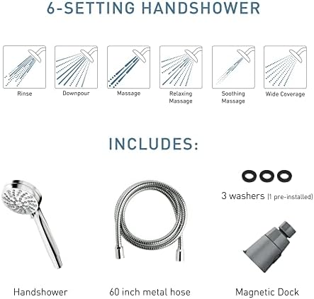 Moen Engage Magnetix Handheld Shower with Bronze Finish