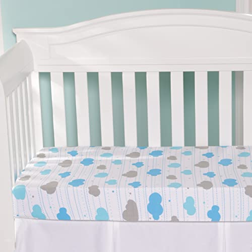 Everyday Kids 2 Pack Crib Sheets for Boys - Celestial Themes