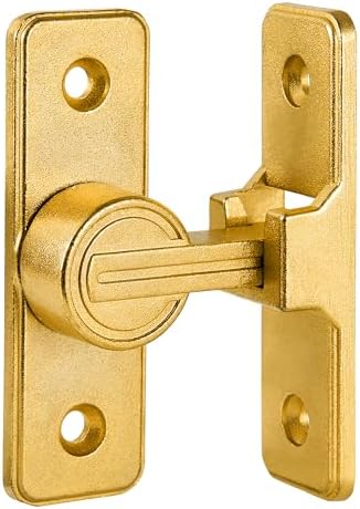 90 Degree Barn Door Latch Lock with Enhanced Security - 2 Pack