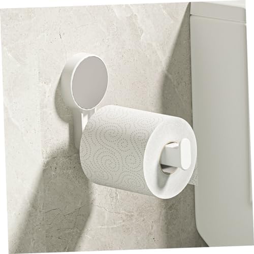 KITANDOVE Bathroom Towel Mount Paper Holder Roll Dispenser White