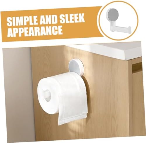 KITANDOVE Bathroom Towel Mount Paper Holder Roll Dispenser White