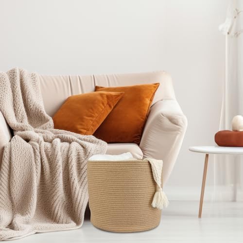 Jute Rope Storage Basket for Kids 16 x 14