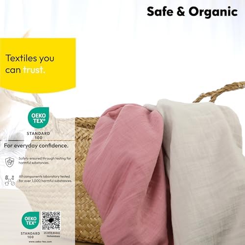Cottonsis Muslin Crib Sheet 52x28 Organic Turkish Cotton
