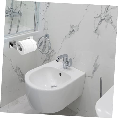Homoyoyo 2Pcs Durable Chromium Toilet Paper Holder