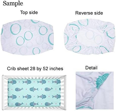 Personalized Cute Fox Crib Sheets for Baby