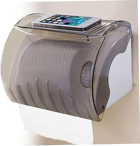 Waterproof Toilet Paper Holder with Suction Cup 1