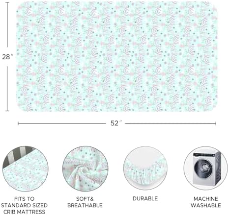 Flannel Crib Sheets 4 Pack for Boys Girls 100 Cotton