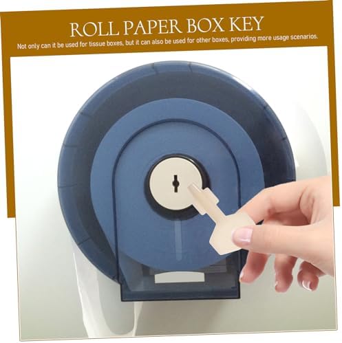 OUNONA Toilet Paper Dispenser Key Replacement - Commercial Use Stylish and Ergonomic
