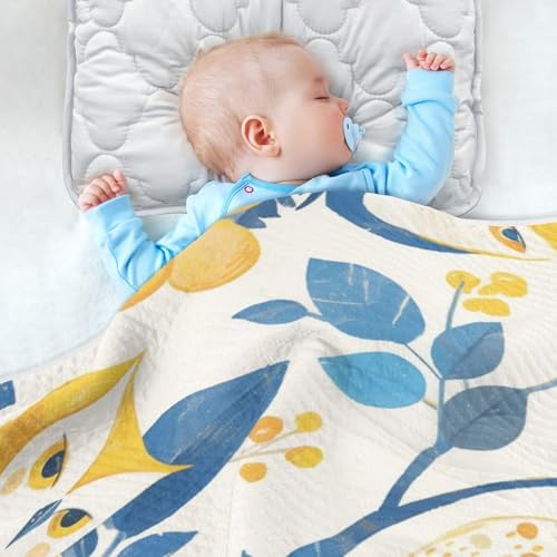 Sanluoli Lovey Blanket - Sweet Boho Owls Design 30x40in