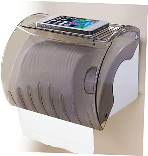 DOITOOL Toilet Paper Holder Wall-Mounted Tissue Box