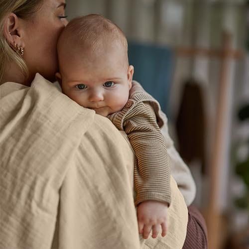 Huxie Organic Muslin Swaddle Blankets for Newborn