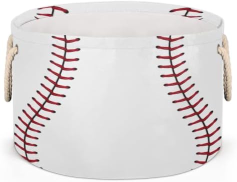 Pardick Large Round Storage Basket with Handle 1