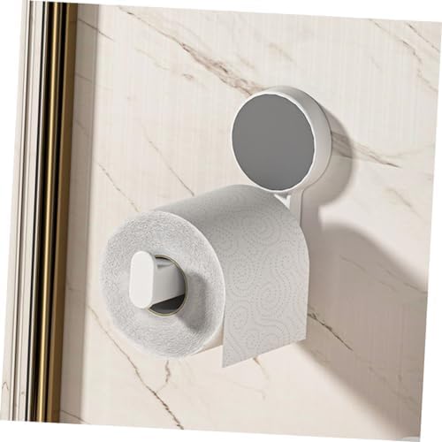 POPETPOP Wall Mount Toilet Paper Holder No Drilling Installation