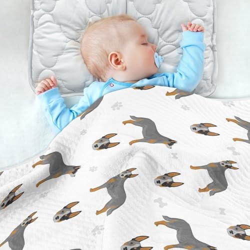SHJI Swaddling Blanket for Newborns 30x40in Cotton Soft and Warm