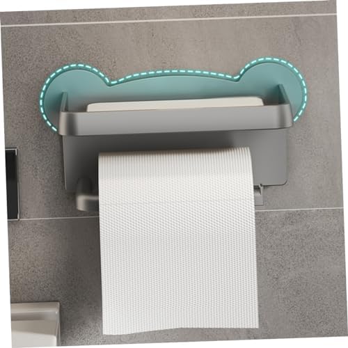 Chrome Toilet Paper Holder With Shelf Wall Mount