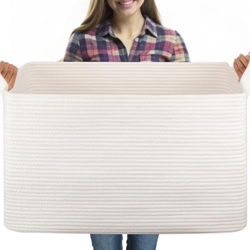 OIASKET 95L Extra Large Woven Storage Basket