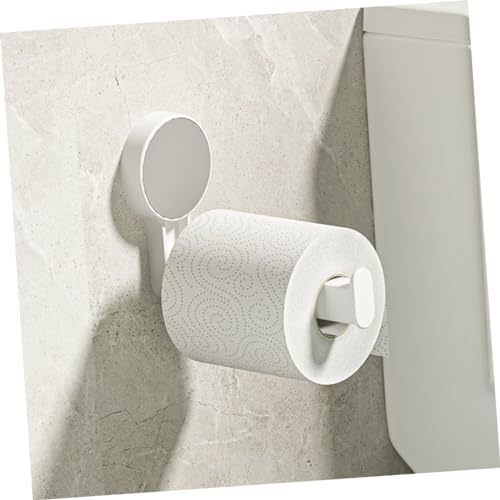 POPETPOP Wall Mount Toilet Paper Holder No Drilling Installation