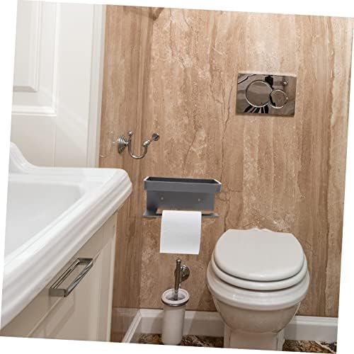 WHAMVOX Toilet Paper Holder with Shelf Wall Mount