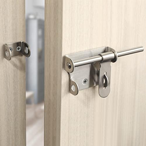 SHAUNI 6-Inch Stainless Steel Latch Bolt Lock 1