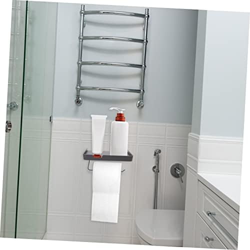ABOOFAN Stainless Steel Toilet Paper Holder with Storage Shelf