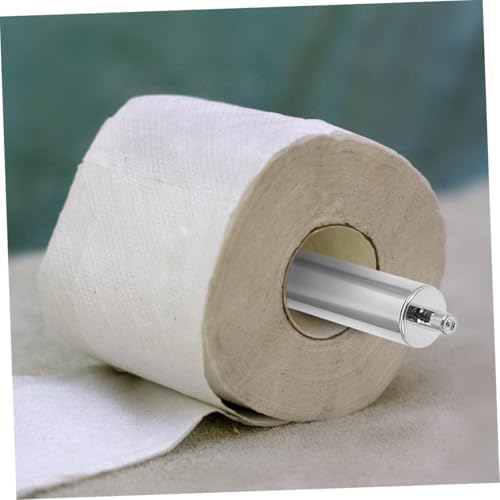 4pcs Stainless Steel Toilet Paper Holder with Adjustable Spring Rod 1