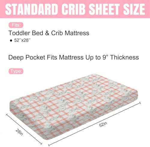 Watercolor Bear Baby Crib Sheet 52x28
