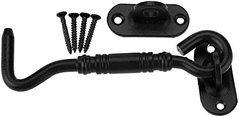 SHAUNI 201 Stainless Steel Hook and Eye Latch Gate Bolt