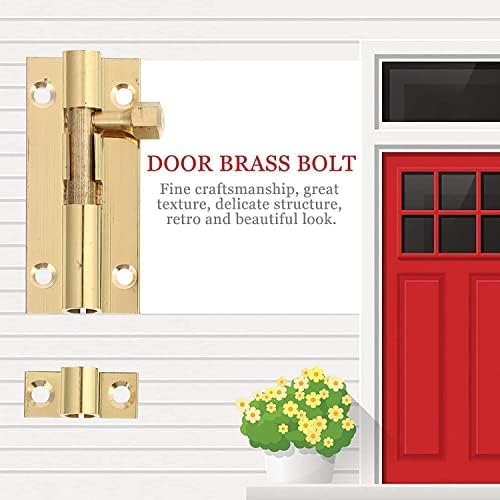 VOIV 6pcs Slide Bolt Door Lock Hasp Gate Latch