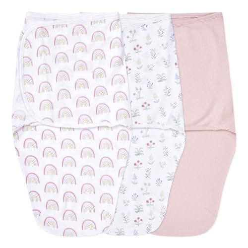 aden anais Easy Swaddle Wrap 3 Pack 0-3 Months 100 Cotton