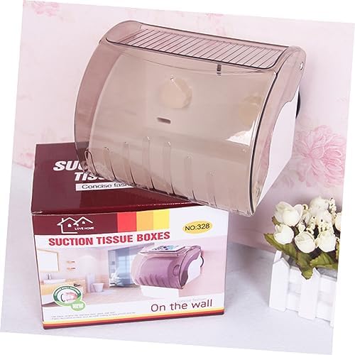 SEWOART Wall Mount Bathroom Tissue Holder with Suction Cup