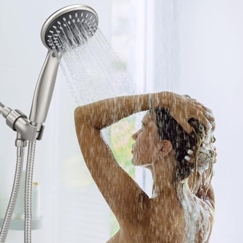 Briout Handheld Shower Head with 5 Spray Modes