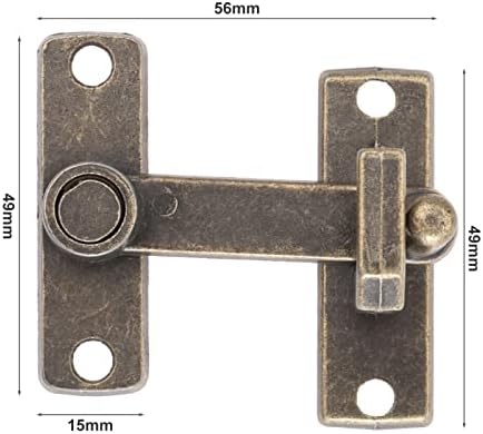 SHAUNI Slide Latch Door Lock Handle with Screws
