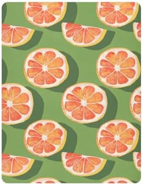 ALAZA Slices Whole Citrus Crib Sheets for Girls and Boys