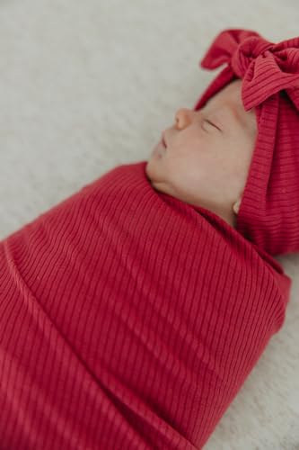 Copper Pearl Baby Swaddle Blanket - Berry