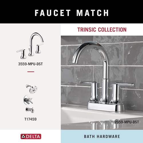 Delta 18 in Wall Mount Towel Bar in Polished Chrome