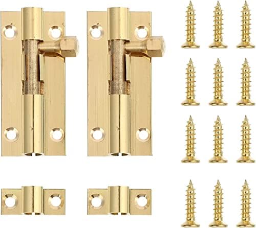VOIV 6pcs Slide Bolt Door Lock Hasp Gate Latch